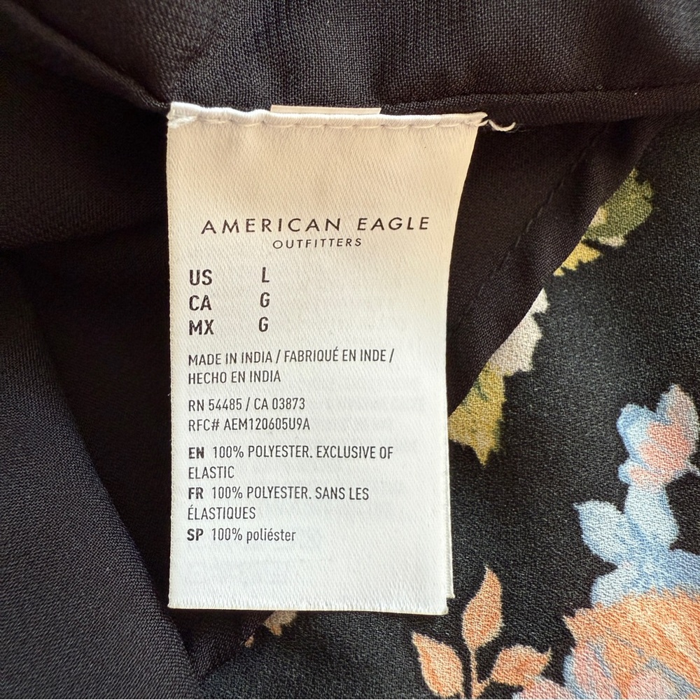 American Eagle Outfitters Black Floral Dress - Picture 12 of 12
